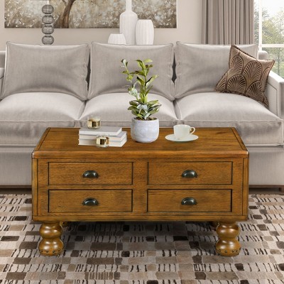 NicBex 23.6 Inch Side Table Modern Wooden End Table with Storage Drawer and Legs for Living Room, Bedroom