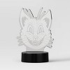 Lit Acrylic Cat Figurine - Hyde and EEK! Boutique™ Neon Purple - 3 of 3