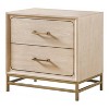 HOMES: Inside + Out 3pc Neovesi Wood 2 Nightstand and Dresser Set Boho Oak - 3 of 4