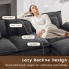HYLEORY 105.9 in. Chenille Fabric 4-Seat Pillow Top Arm L-Shaped Secitonal Sofa with Ottoman - 3 of 4