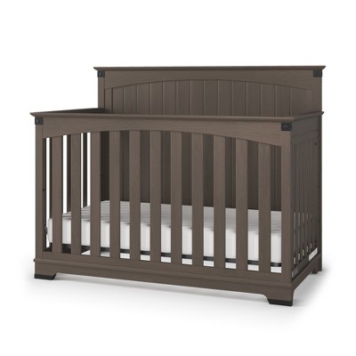 Child Craft Redmond Full Panel 4-in-1 Convertible Crib, Converts to Day Bed, Toddler Bed and Full-Size Bed, 3 Mattress Positions, Baby Safe Finish