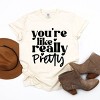 Simply Sage Market You're Like Really Pretty Hearts Garment Dyed Tee - S - Ivory - 3 of 4
