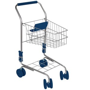 Toysmith, Miniature Grocery Shopping Cart, For Boys & Girls 3+ , Blue - 1 of 4