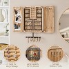 Hanging Jewelry Organizer, Wall Mounted Jewelry Organizer Jewelry Cabinet Holder - 3 of 4
