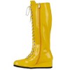HalloweenCostumes.com Yellow Wrestling Boots for Men - 3 of 3