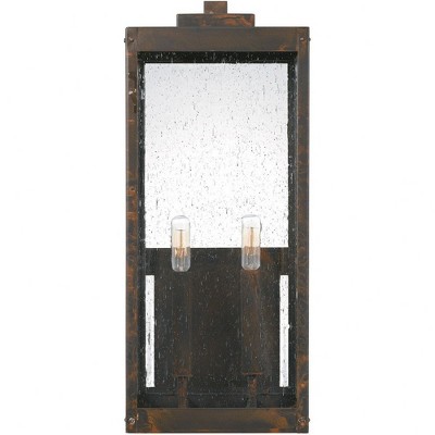 Industrial Bronze Outdoor Wall Lantern with Dimmable Light