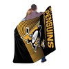 NHL Pittsburgh Penguins 60" x 80" Raschel Throw Blanket - 4 of 4