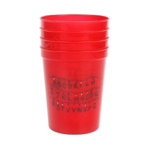 Packed Party Stranger Things 15.5oz 4ct Plastic Stadium Cups - 1 of 4