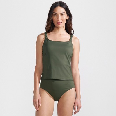 Lands' End Women's Macrame Tankini Top