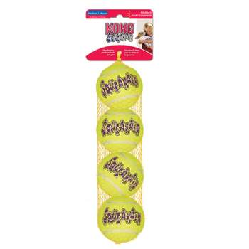 KONG SqueakAir Tennis Ball Dog Toy - Yellow