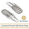 LunaLulinlk 13-Piece Tassel Shower Curtain Set with Hooks - 3 of 4