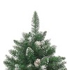 vidaXL 47.2" Artificial Christmas Tree with White Snow Decoration and Stand, Easy Assembly - 4 of 4