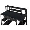 PAGED Computer Desk All Purpose Office Desk Modern Writing Desk with Robust Metal Sled Base for Study, Home Office - 4 of 4