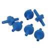 Unique Bargains Aquarium Tank Plastic Air Pump Blue Check Valves 6 Pcs - 3 of 3