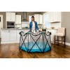 Regalo My Play Deluxe Extra Large Portable Play Yard Indoor and Outdoor Baby Gates - Aqua Blue - 2 of 4