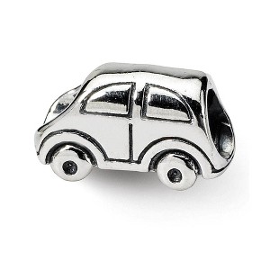 Black Bow Jewelry Sterling Silver Family Car Bead Charm - 1 of 3