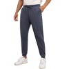 Men's Athletic Jogger Pants, Elastic Waistband with Drawstring, Tapered Leg Sweatpants for Workout & Casual Wear - 2 of 4