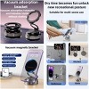 HTUTWOO Vacuum Magnetic Car Phone Holder 360° Adjustable Foldable Portable Magnetic Phone Holder for Car for Car/Gym/Mirror/Smooth - 4 of 4