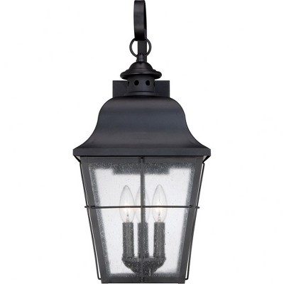 Mystic Black Copper Outdoor Dimmable Lantern Sconce