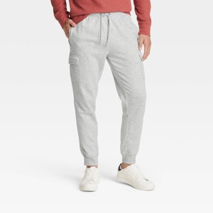 Men's Fleece Cargo Jogger Pants - Goodfellow & Co™ - 1 of 3