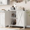 Buffet Cabinet Farmhouse Storage Cabinet with Doors and Shelves, Buffets and Sideboards Entryway Cabinet for Living Room, Dining Room - 3 of 4