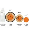 Big Dot of Happiness Nothin' but Net - Basketball - Baby Shower or Birthday Party Giant Circle Confetti - Party Decorations - Large Confetti 27 Count - 3 of 4