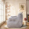 CAVINAS Oversize Bean Bag Sofa Chair for Adults, Bean Bag Chair with High Density Memory Foam & Armrest - 3 of 4