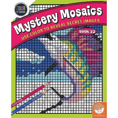 MindWare Color By Number Mystery Mosaics: Book 10 - Coloring Books