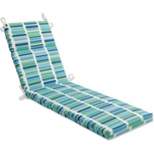 Outdoor/Indoor Chaise Lounge Cushion Solar Stripe - Pillow Perfect