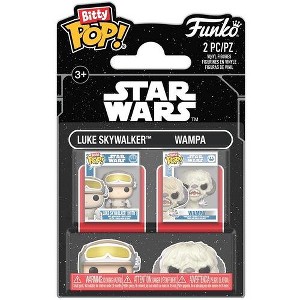 Funko - Funko Bitty POP: Star Wars Empire Strikes Back 2-Pack - Luke and Wampa - 1 of 4