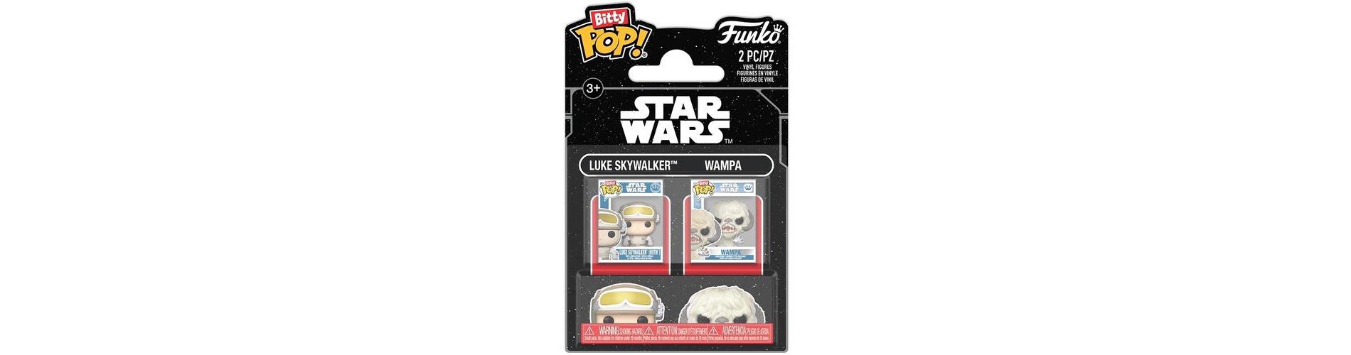 Funko - Funko Bitty POP: Star Wars Empire Strikes Back 2-Pack - Luke and Wampa