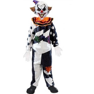 Joyfy Halloween Scary Clown Costume Outfit Set for Kids, Halloween Clown Costume for Boys Girls Role Play Dress up Party - 1 of 3