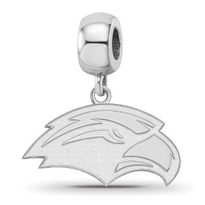Black Bow Jewelry Sterling Silver Southern Mississippi Golden Eagles NCAA Bead Charm - 1 of 4