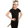 HalloweenCostumes.com One Size Fits Most   Tiger Hood & Tail Costume Kit, Black/White/Brown - 4 of 4