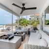 Parrot Uncle 52" Black Modern Ceiling Fan with Remote - 2 of 4