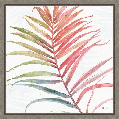 Amanti Art Tropical Blush VI by Lisa Audit Canvas Wall Art Print Framed 16-in. x 16-in.