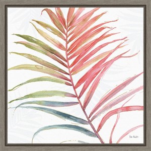 Amanti Art Tropical Blush VI by Lisa Audit Canvas Wall Art Print Framed 16-in. x 16-in. - 1 of 4
