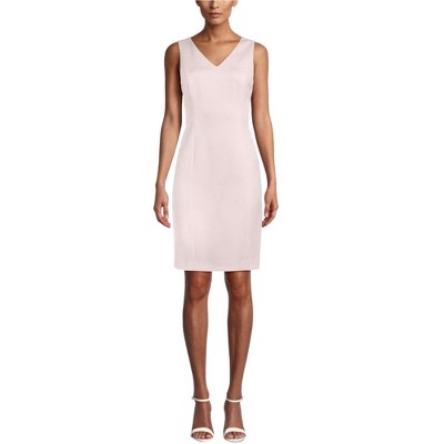 Anne Klein Womens Solid Sheath Dress