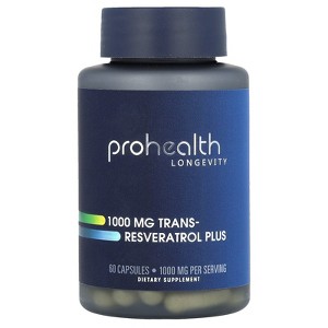 ProHealth Longevity Trans-Resveratrol Plus, 60 Capsules - 1 of 2