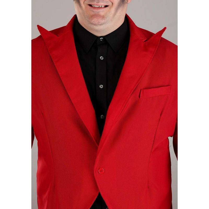 HalloweenCostumes.com Plus Size Red Suit Devil Costume for Men, 4 of 6