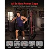 Power Cage, Multi-Functional Power Racks for Home Gym with Cable Crossover System, 1600LBS Weight Capacity Fitness Squat Rack for Strength Workout - 2 of 4