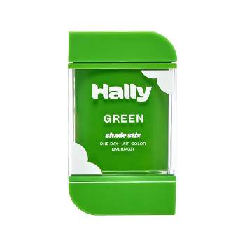 Hally Shade Stix Temporary Wash Out Hair Color - Green - 0.4oz