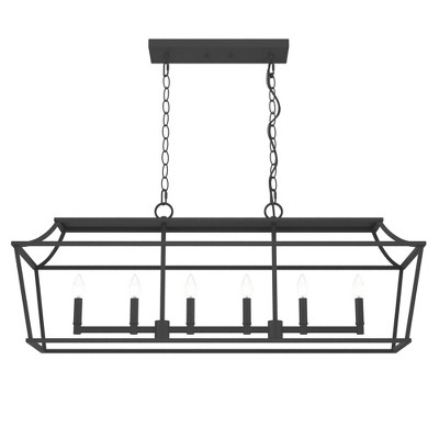 6-Light Laurel Ridge Linear Chandelier - Hunter Fan