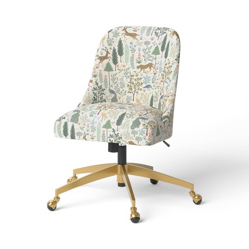 Upholstered desk chair target clearance