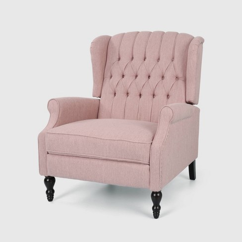 Pink discount recliner chair