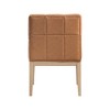 Meridian Furniture,Adrian Vegan Leather Dining Arm Chair, Set of 2 - 4 of 4