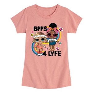 Girls' - LOL Surprise! - BFF 4LYFE Fitted Short Sleeve Graphic T-Shirt - 1 of 4