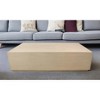 HomeRoots 72" Natural Solid Wood Distressed Coffee Table - 2 of 4