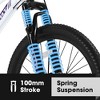 VASIP 26''Mountain Bike for Teenagers Girls Women ,Shimano 21-Speed with Dual Disc Brakes,100mm Front Suspension for Trail Riding,Pink - 3 of 4