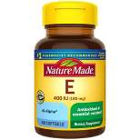 Nature Made Vitamin E 180mg (400 IU) dl-Alpha for Antioxidant Support Softgels - 100ct
